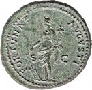 Dupondius - Domitianus (FORTVNAE AVGVSTI SC; Rome mint)