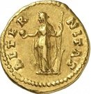 Aureus - Faustina (AETERNITAS; Honour Strike under Antoninus; Rome)