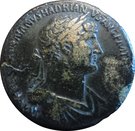 Sestertius - Hadrianus (MONETA AVGVSTI SC; Rome)