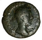 As - Commodus (TR P VII IMP IIII COS III P P/S-C; Minerva)