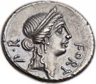 Denarius (Sicinia: Quintus Sicinius; FORT P•R / III•VIR Q•SICINIVS)