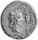 Denarius - Scipio (Q•METELL SCIPIO•IMP / EPPIVS LEG•F•C)