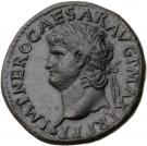 Dupondius - Nero (SECVRITAS AVGVSTI SC; Lugdunum mint)