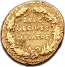 Aureus - Claudius (EX S C OB CIVES SERVATOS)