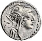 Denarius (Junia: Decimus Junius Silanus; D•SILANVS•L•F ROMA)