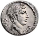 Denarius (Sulpicia: Servius Sulpicius; SER SVLP)