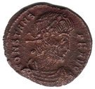 Nummus - Constans (VICTORIAE DD AVGG Q NN; Thessalonica mint)