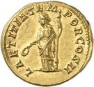 Aureus - Pertinax (LAETITIA TEMPOR COS II; Rome)