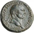 Sestertius - Vespasianus (VICTORIA AVGVSTI SC; Head right; Judaea seated right; Rome mint)