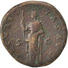 Sestertius - Antoninus Pius (P P TR P COS III / SECVRITAS AVG)