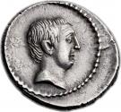 Denarius (Livineia: Lucius Livineius Regulus; L•REGVLVS)