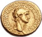 Aureus - Claudius (EX S C OB CIVES SERVATOS)