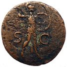 As - Claudius (SC; Minerva; Rome mint)