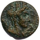 Bronze Drachm of Tyre (Tyche and palm tree, 3rd type)