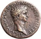 Sestertius - Claudius (NERO CLAVDIVS DRVSVS GERMAN IMP SC; Rome mint)