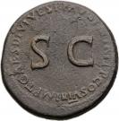 Sestertius - Vespasianus (DIVO AVG VESPAS SPQR; Honour Strike under Titus; Rome mint)