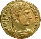 1 Follis - Constantin Ier (GLORIA EXERCITVS, deux enseignes, Siscia)