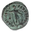 Follis - Constantinus I (MARTI CONSERVATORI; Ticinum mint)
