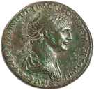 Sestertius - Traianus (SENATVS POPVLVSQVE ROMANVS SC; Rome)