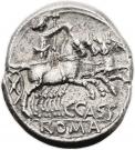 Denarius (Cassia: Gaius Cassius; C•CASSI ROMA)