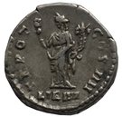 Denarius - Antoninus (Liberalitas: TR POT COS III)