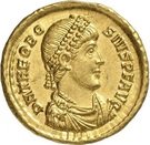 Solidus - Theodosius I (CONCORDIA AVGGG; Constantinopolis)