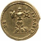 Aureus - Vespasianus (DE IVDAEIS; Lugdunum mint)