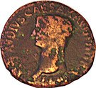 As - Claudius (CONSTANTIAE AVGVSTI SC; Rome mint)