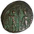 Nummus - Constantius II (GLORIA EXERCITVS; Thessalonica mint)