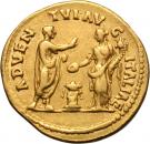 Aureus - Hadrianus (ADVENTVI AVG ITALIAE)