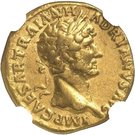Aureus - Hadrianus (PM TRP COS III; Hercules; Rome)