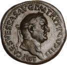 Sestertius - Vespasianus (SALVS AVGVSTA SC; Rome mint)