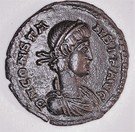 Follis - Constant (FEL TEMP REPARATIO, phoenix sur rocher, Trèves)