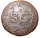 As - Germanicus (TI CLAVDIVS CAESAR AVG GERM P M TR P IMP P P SC; Honour Strike under Claudius; Rome mint)