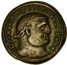 Follis - Diocletianus (GENIO POPVLI ROMANI, Heraclea mint, large head type)