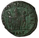 Nummus - Constantinus I (GLORIA EXERCITVS; Alexandria mint)