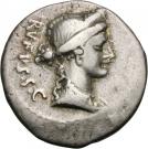Denarius (Cordia: Manius Cordius Rufus; RVFVS•S•C / MN•CORDIVS)