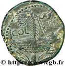 Dupondius - Augustus (COL NEM; Type 4; Nemausus mint)
