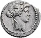 Denarius (Vibia: Gaius Vibius Varus; C•VIBIVS VARVS)