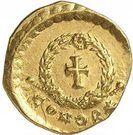 Tremissis - Pulcheria (Cross within wreath; Constantinopolis)