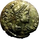 Follis - Constantin II (GLORIA EXERCITVS, deux étendards avec une couronne, Trèves)