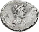 Denarius - Julius Caesar (L•MVSSIDIVS•LONGVS)