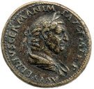 Sestertius - Vitellius (SC; Mars; Rome mint)