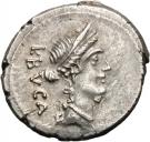 Denarius (Aemilia: Lucius Aemilius Buca; L•BVCA)