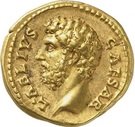Aureus - Aelius (TRIB POT COS II CONCORD; Strike as Caesar under Hadrianus; Rome)