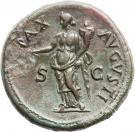 Sestertius - Vespasianus (PAX AVGVSTI SC; Rome mint)