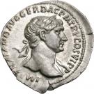 Denarius - Traianus (ALIM ITAL SPQR OPTIMO PRINCIPI: Annona)