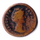 Sestertius - Faustina I (posthumous, DIVA AVGVSTA FAVSTINA / AETERNITAS, Aeternitas standing left)