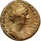 Sestertius - Faustina I (PIETAS AVG)