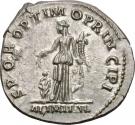 Denarius - Traianus (ALIM ITAL SPQR OPTIMO PRINCIPI: Annona)